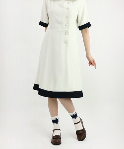 off white / 162cm / tie removed