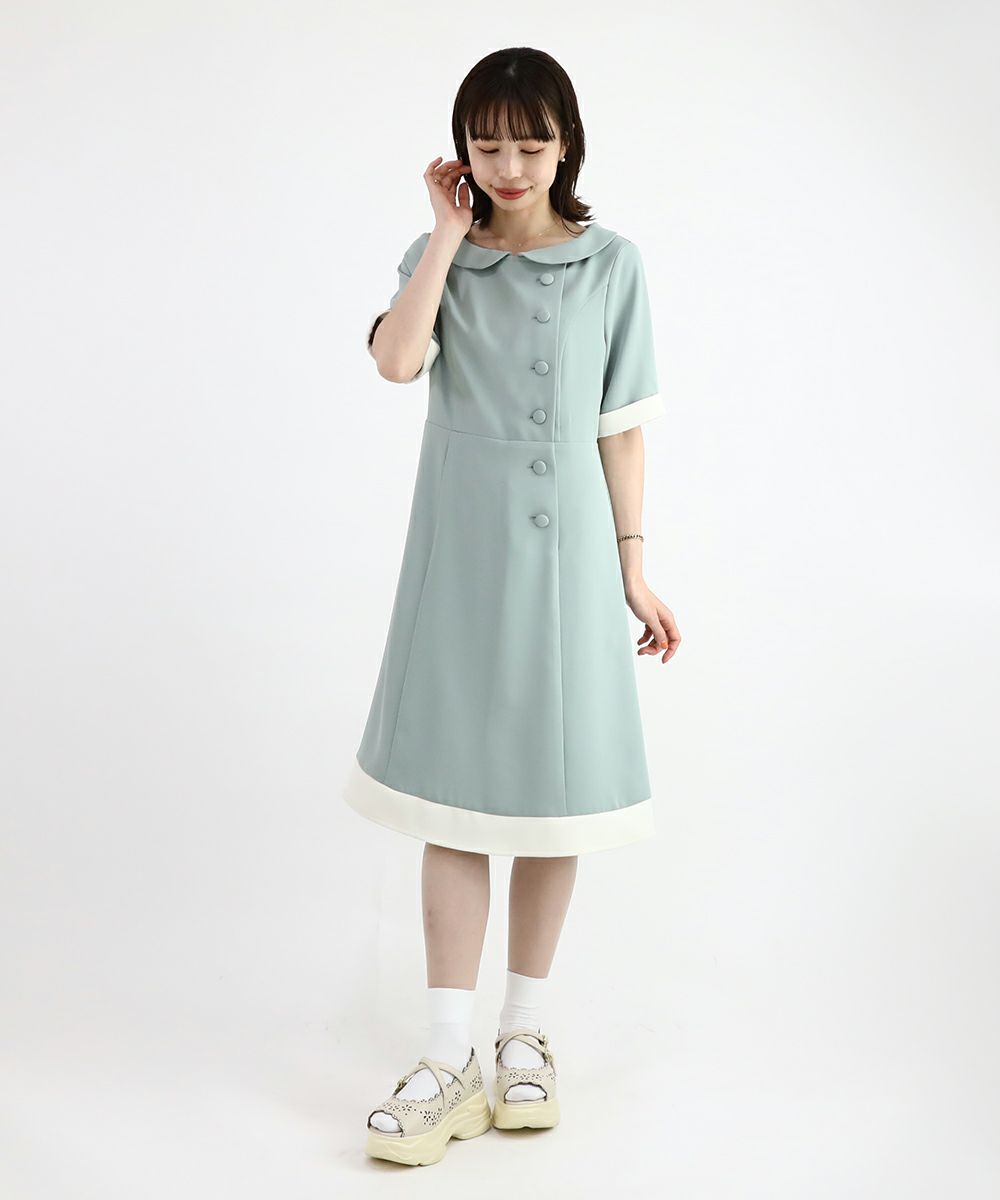 mint / 158cm / タイを外した状態