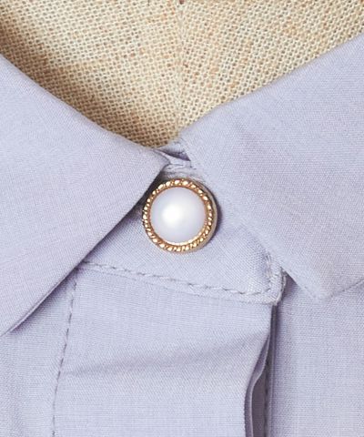 Collar button (lavender)