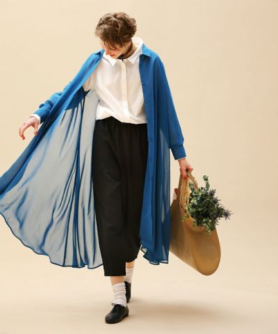 Boat Neck Collar Shirt/COUPE LE COEUR [45PF01j004]