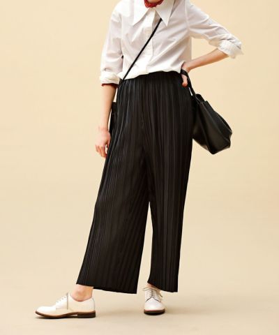 Pleated Easy Wide Pants/COUPE LE COEUR [45PH03q004]