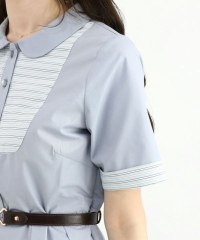 blue gray / 162cm / belt arrangement