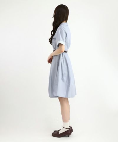 blue gray / 162cm / belt arrangement