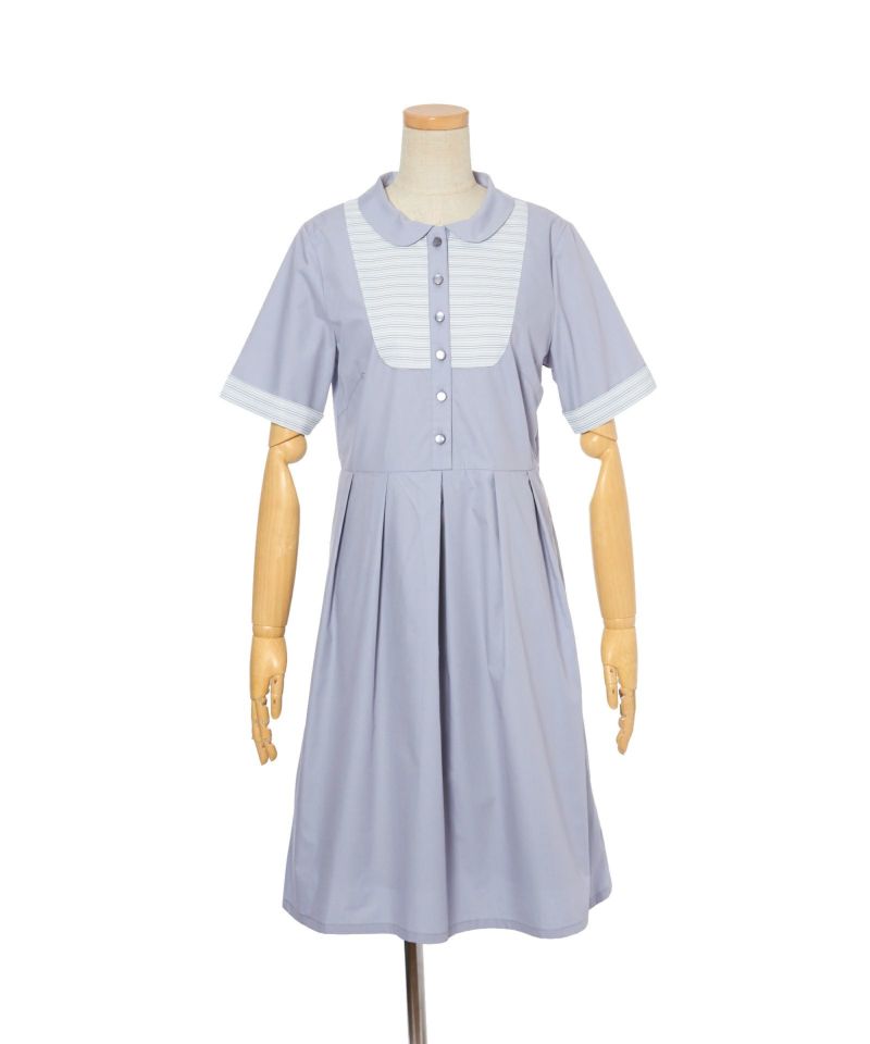 □マルチボーダー切替シャツワンピース/F i.n.t [45AE02h018] | F