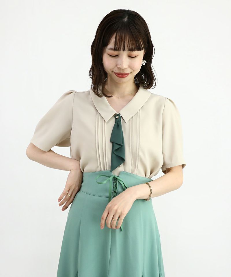 beige×green / 158cm