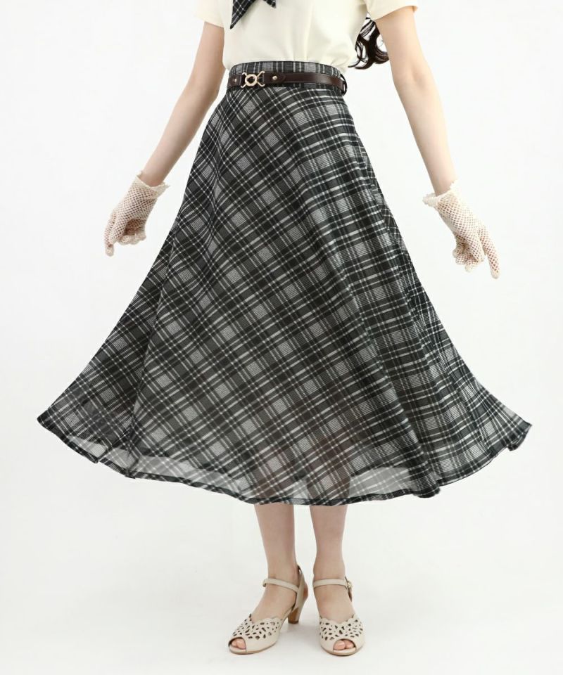 black×white / 162cm / belt arrangement