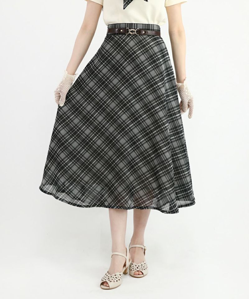 black×white / 162cm / belt arrangement