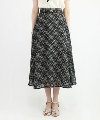 black×white / 162cm / belt arrangement