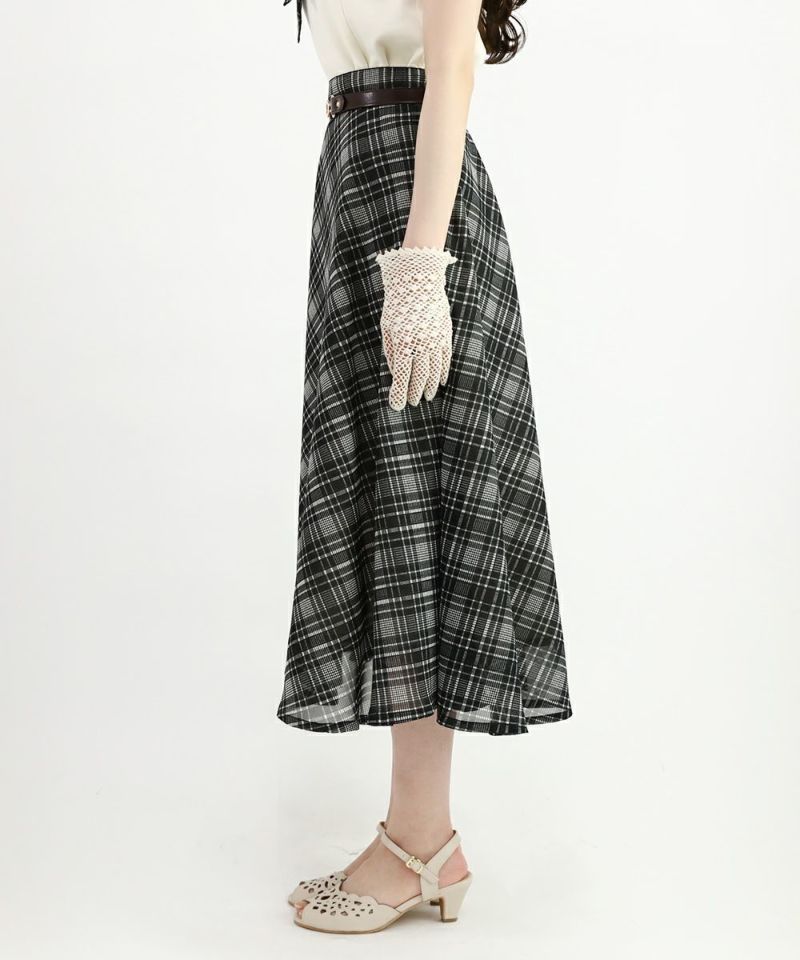 black×white / 162cm / belt arrangement