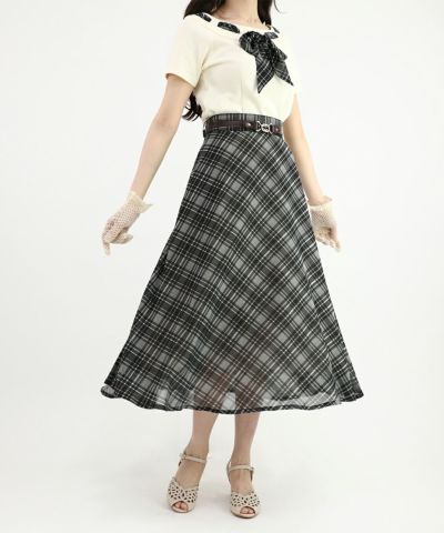 black×white / 162cm / belt arrangement