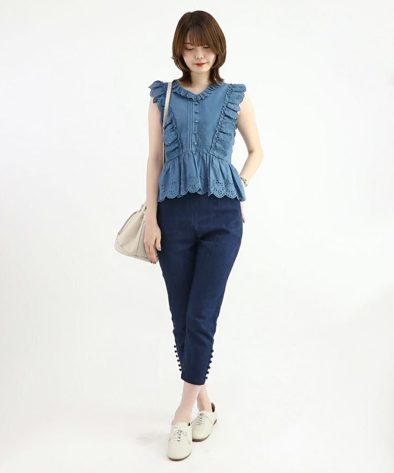 indigo / 160cm / wearing size S