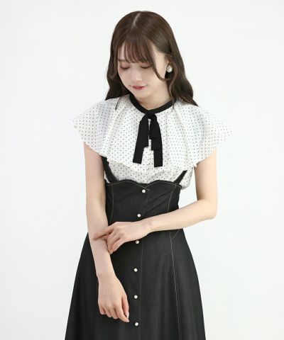 off white×black / 162cm (*Ribbon specifications differ from some products)