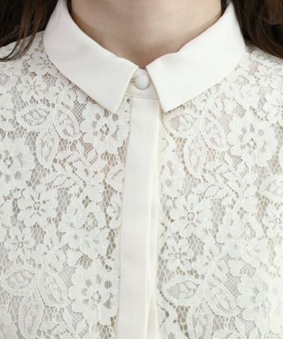 off white / 162cm / without ribbon tie