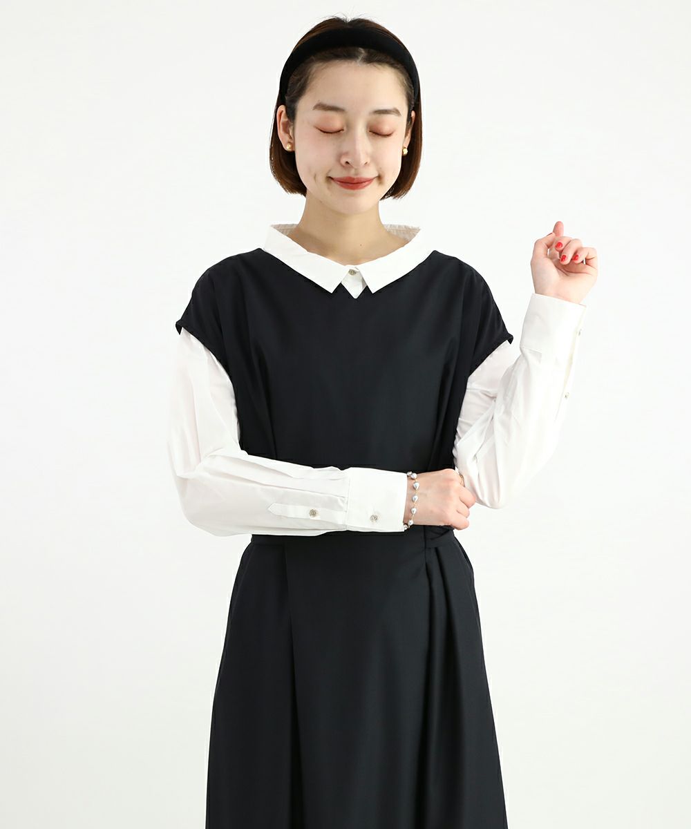 black / 165cm / シャツとのレイヤード