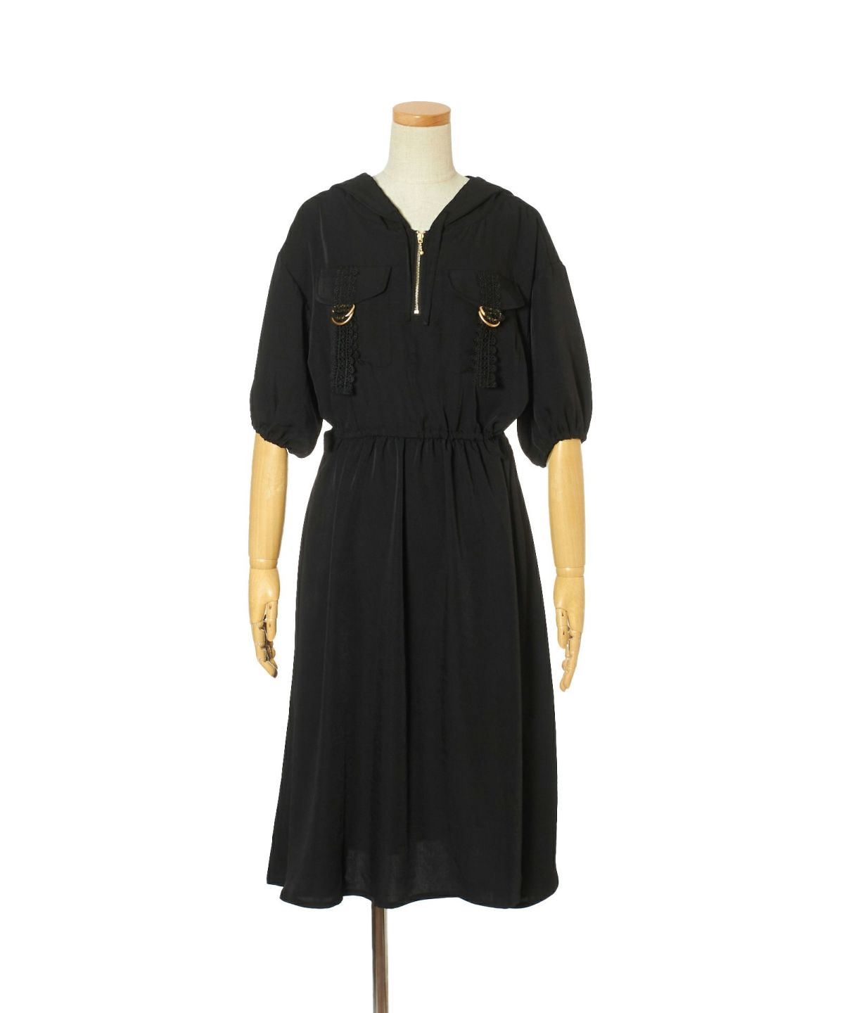 リボンを結んだ場合 (black)