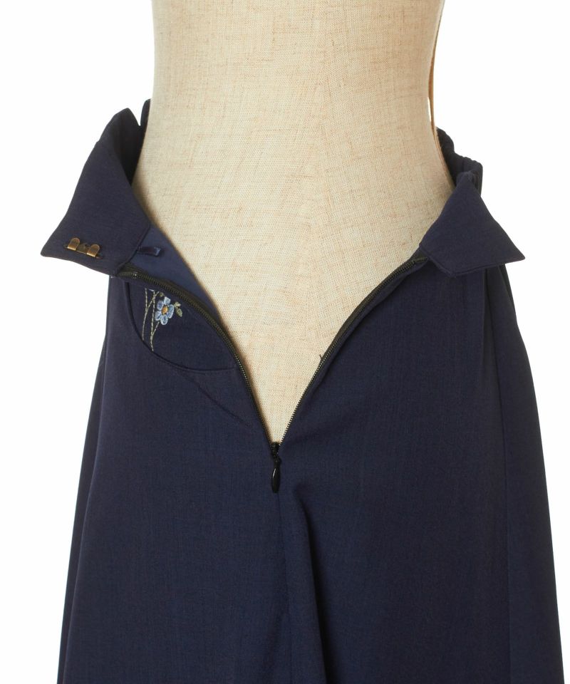 サイドファスナー (navy)