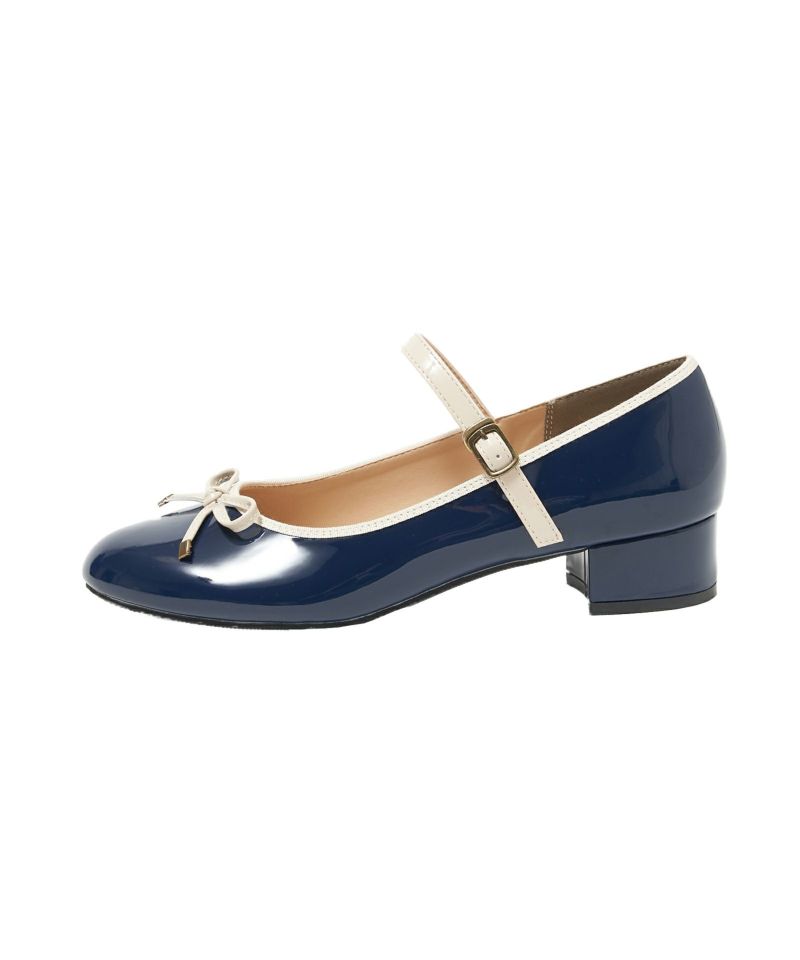 Side (navy x white)