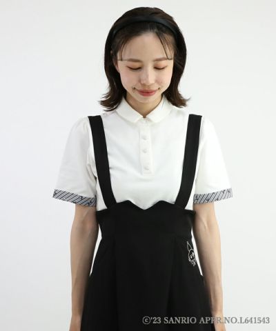 off white×black / 158cm / without ribbon