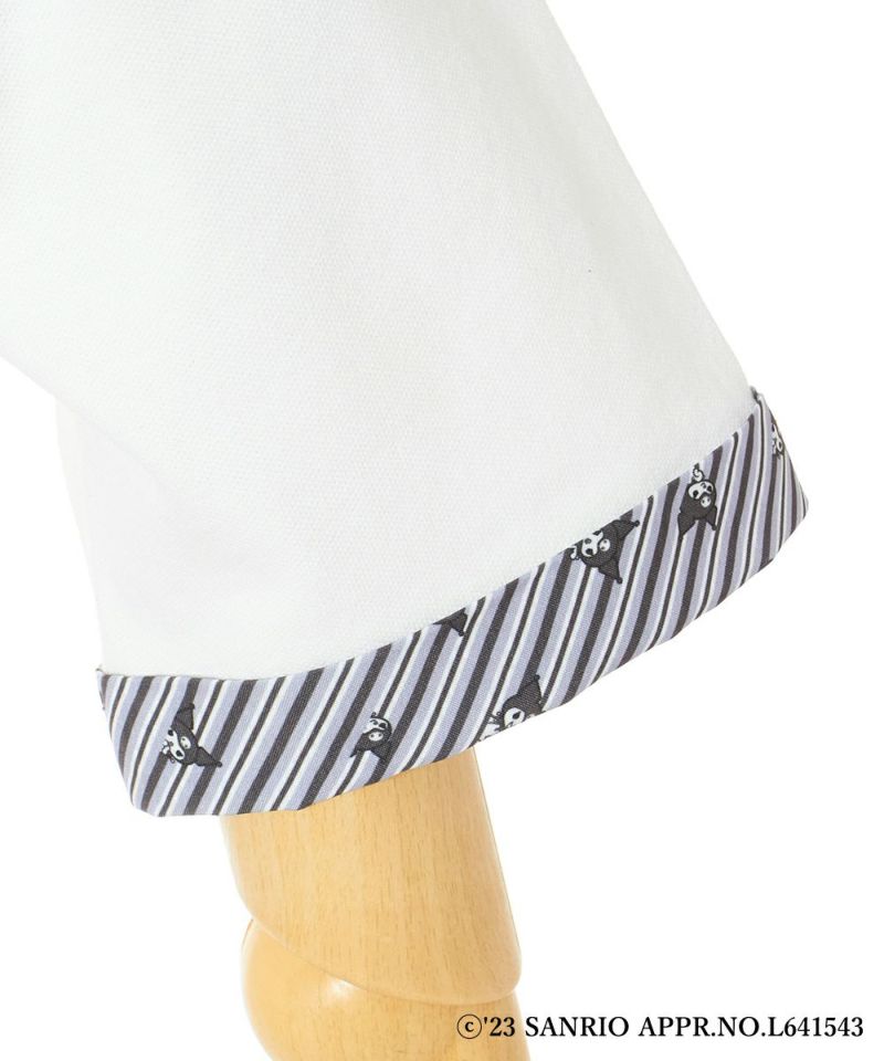Sleeve up (off white×black)