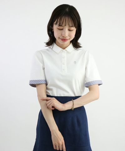 off white×purple / 158cm / without ribbon tie