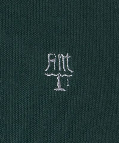 Logo embroidery up (green×white)