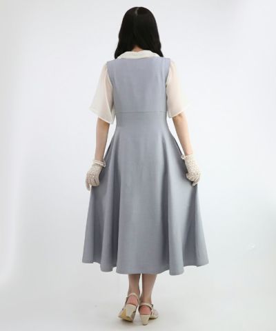 blue gray / 162cm / free size