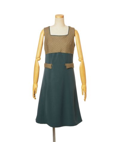 Jumper skirt (blue green)