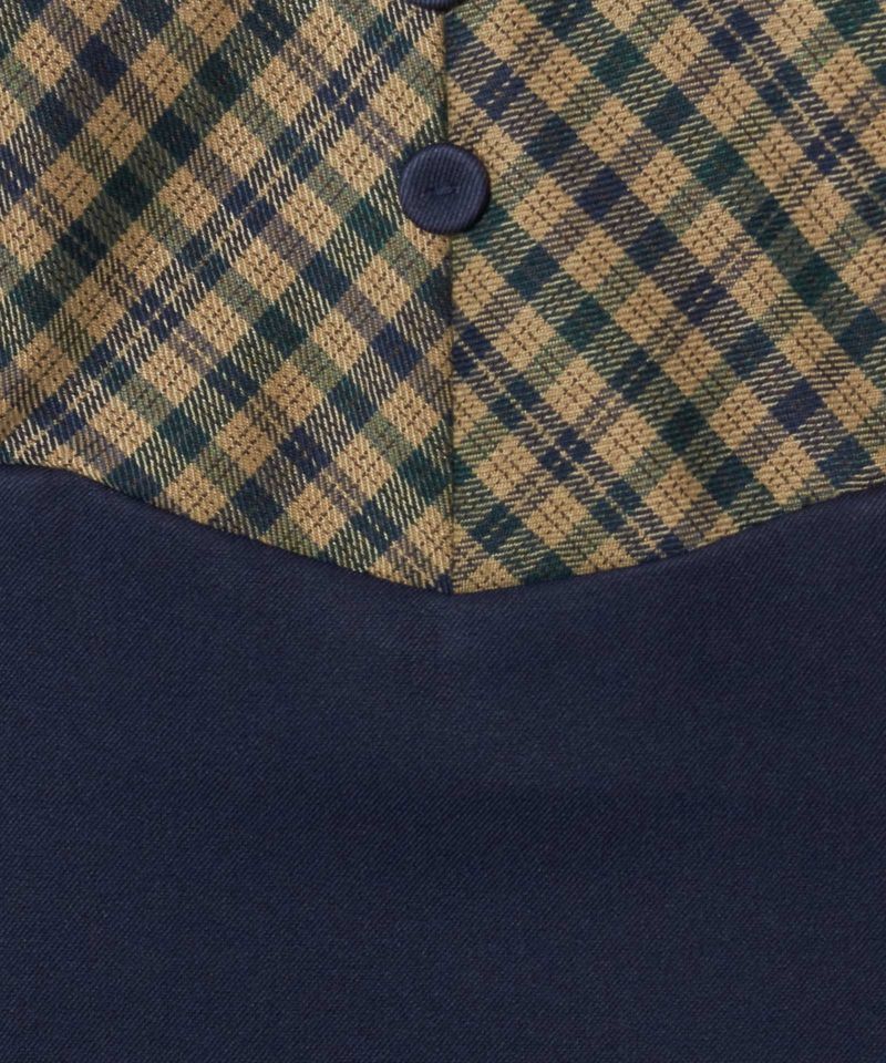 Switching part (navy×green)