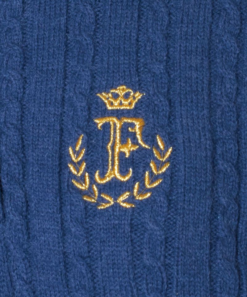 Embroidery up (blue)