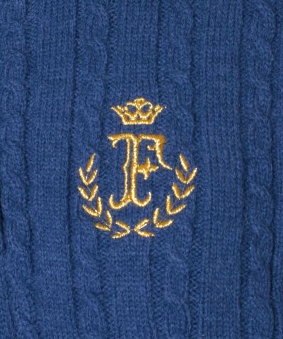 Embroidery up (blue)
