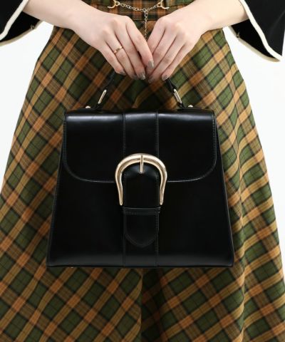 □Retro handbag with buckle/an another angelus [47BC05a003]