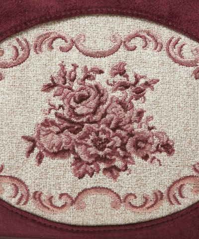 Embroidery up (bordeaux)