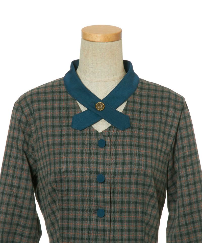 Front up (gray×green)