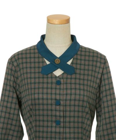 Front up (gray×green)