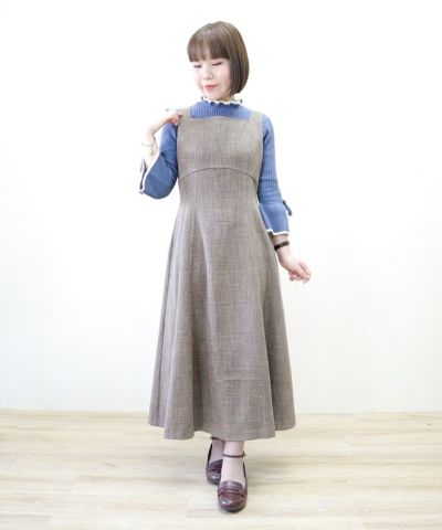 brown×brown / 149cm / Wearing only Janska