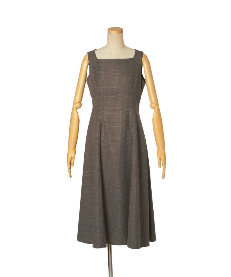 Champer skirt (brown×brown)