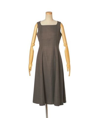 Champer skirt (brown×brown)