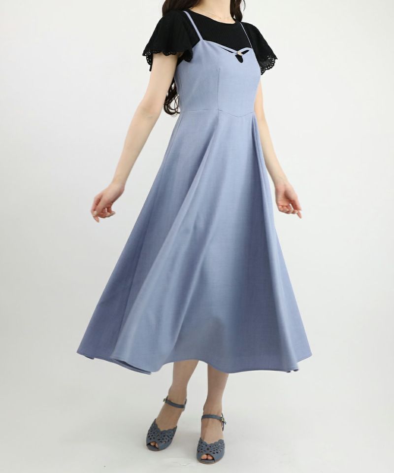 fint キャミワンピース　an another angelus フロントコインラインワークキャミワンピース/an another