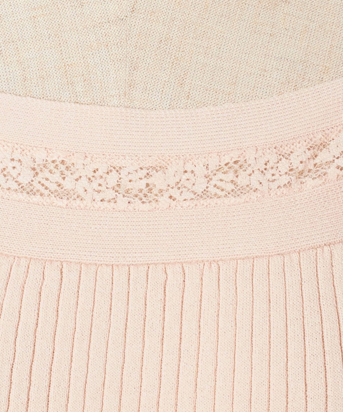 レース部分アップ (pink beige)