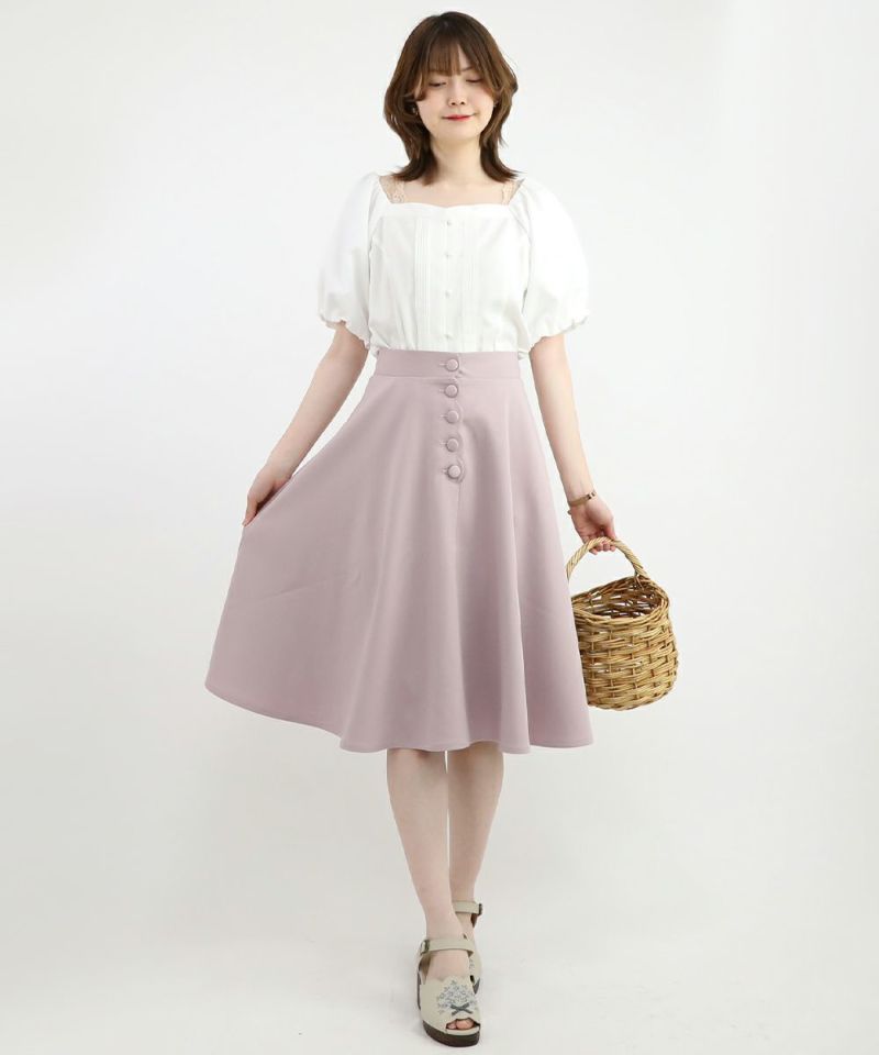 off white / 160cm / layered with lace inner