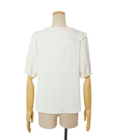Back (white x blue)