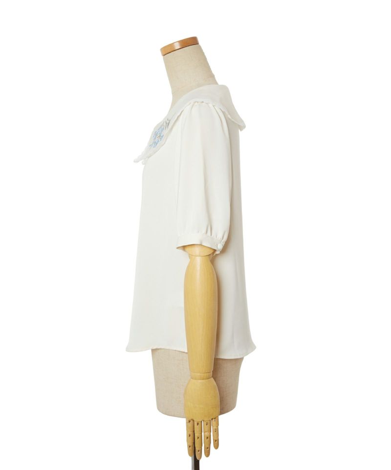 Side (white x blue)