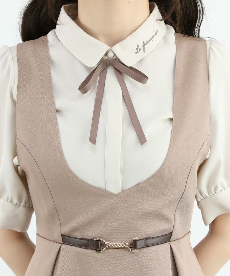 beige×brown / 162cm