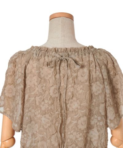 Ribbon up (beige)