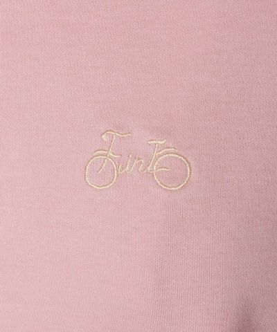 ロゴ刺繍アップ (pink)