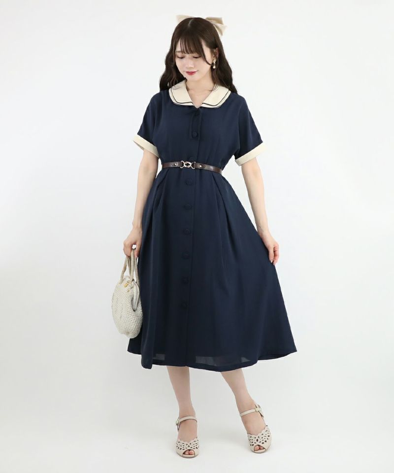 navy / 162cm / belt arrangement