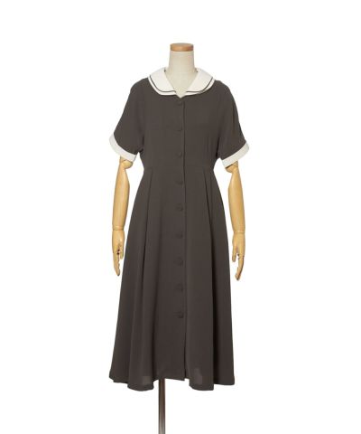 Without ribbon tie (brown)