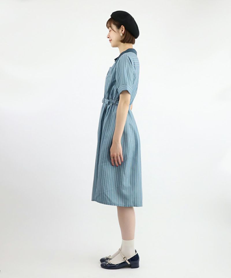 blue gray×navy / 165cm