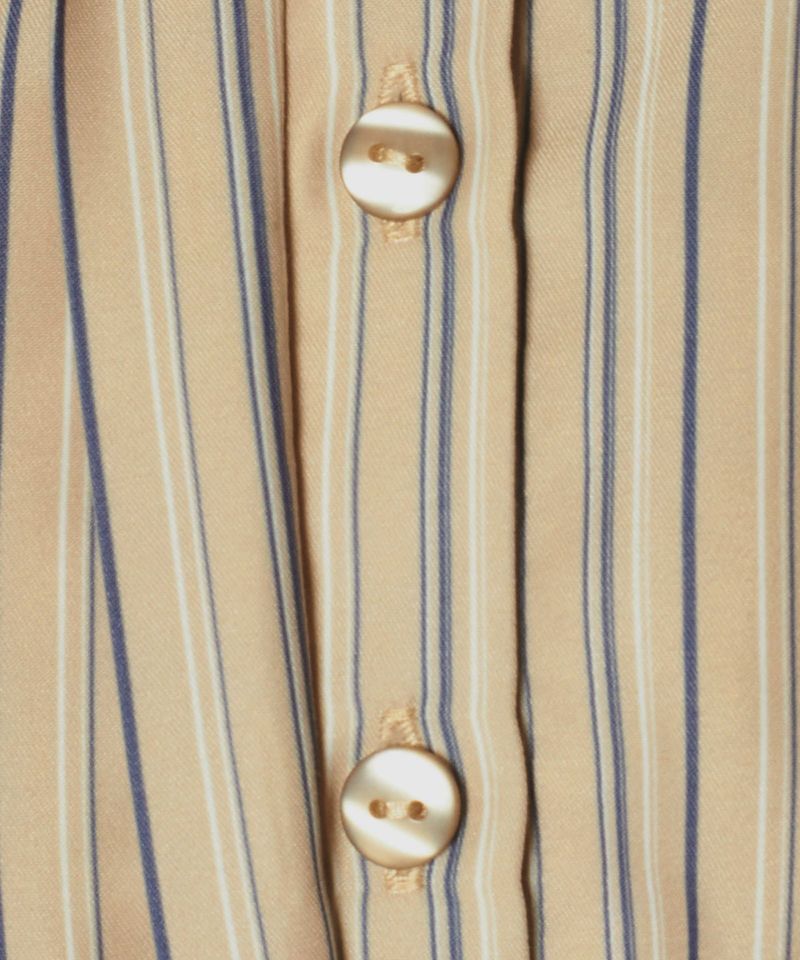 Button up (beige×blue)