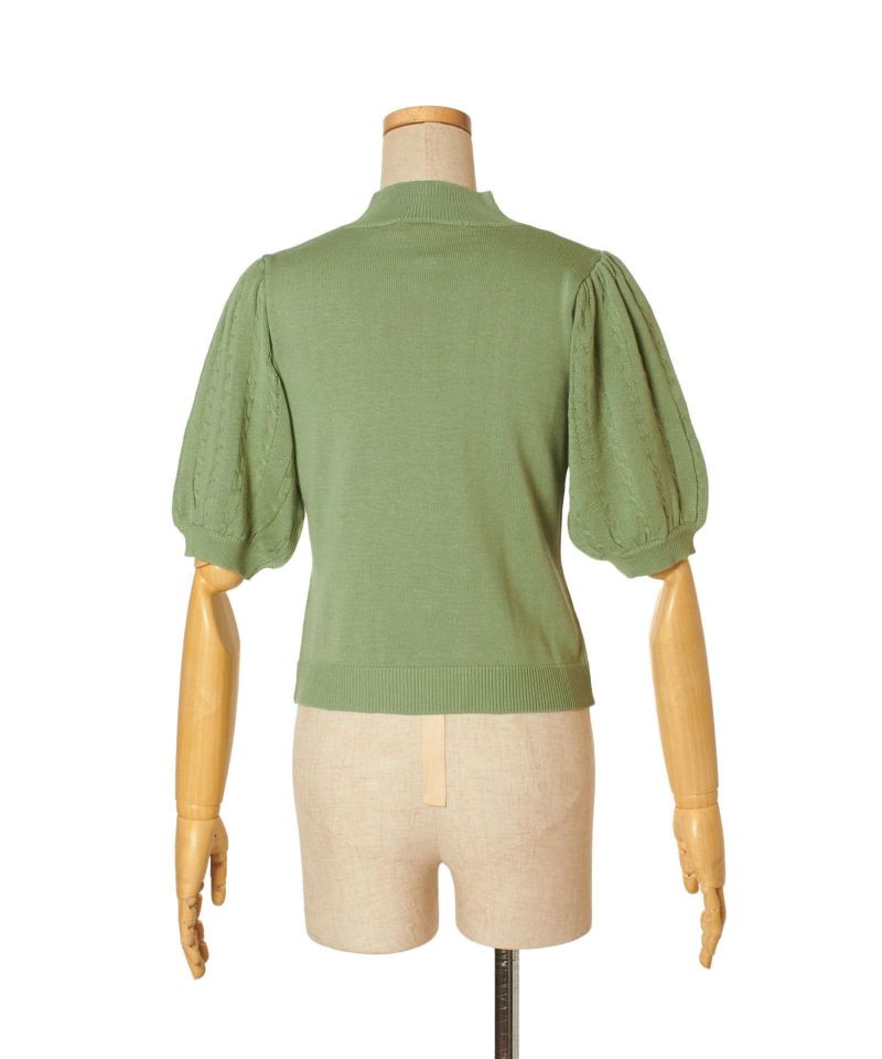 Back (light green x white)